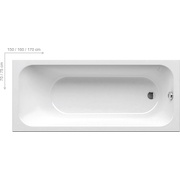 Акриловая ванна Ravak Chrome C741000000 170x75 см