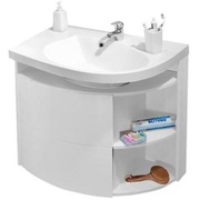 Тумба для раковины Ravak Rosa X000000328 SDU Comfort 780 белая/белая левая