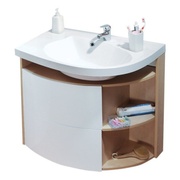 Тумба для раковины Ravak Rosa SDU Comfort 780 береза/белая левая