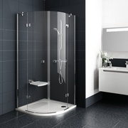 Душевой уголок Ravak Smartline SMSKK4-80 хром + Транспарент
