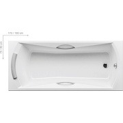 Акриловая ванна Ravak Sonata 170x75 см Pu Plus