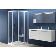 Душевой уголок Ravak Supernova 31140100ZG SKCP4-80 белый+Гpапе