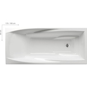 Акриловая ванна Ravak You 185x85 N без перелива