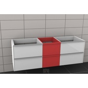 Тумба для раковины Riho Andora 6 дверей 160x55x48 см Code 1 дверь в середине