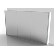Зеркало-шкаф Riho 120x70x14 см 3 дверцы тип 07 Acryl