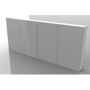 Зеркало-шкаф Riho 160x70x14 см 4 дверцы тип 07 Gloss