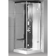 Паровая душевая кабина Riho Majestic Professional 140x90 C левая белая/черная