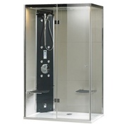 Паровая душевая кабина Riho Majestic Professional 100x90 A 2006 левая белая/зеленая