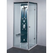 Паровая душевая кабина Riho Nevada Professional 90x90 C белая/черная