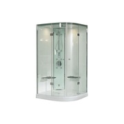 Паровая душевая кабина Riho Nevada Professional 120x120 C белая/зеленая