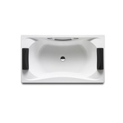 Акриловая ванна Roca Becool Biplaza 180x90 см с ручкой и подголовником