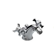 Смеситель для биде Roca Florentina 5075032A0 с шарнирным регулятором потока, донным клапаном и гибкой подводкой воды