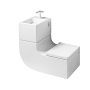 Унитаз-моноблок Roca W + W 50x86 см + раковина