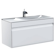 Тумба для раковины Roca Laks 100x45 см подвесная, белая