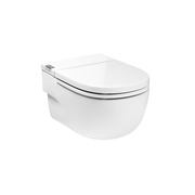 Унитаз подвесной Roca Meridian-N 59.5x40 см + опорная стойка