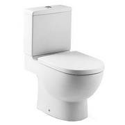 Унитаз-компакт Roca Meridian-N 342247000 64.5x37 см подвод воды снизу без бачка и сиденья