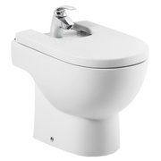 Биде напольное Roca Meridian-N 357244000 56x36 см выпуск горизонтальный