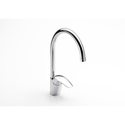 Смеситель для кухни Roca Monodin 5A8407C00 с высоким поворотным изливом, аэратор и гибкая подводка