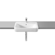 Умывальник Roca Senso Square 56x42 см полувстраиваемая