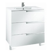 Тумба для раковины Roca Victoria Nord ZRU9302832 Black Edition 60 см черный глянцевый