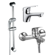 Комплект смесителей Rossinka S SET35-83 3 в 1 с коротким изливом