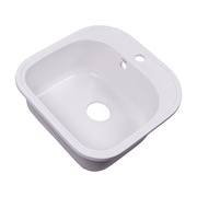 Мойка для кухни из искусственного камня Rossinka RS48-49S RS48-49S-White Белая