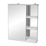 Зеркало-шкаф Runo Эконом мебель Магнолия 60 белый