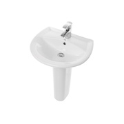 Умывальник Sanita luxe Attica 55 см с хромированным обрамлением