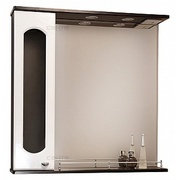 Зеркало-шкаф СанТа Альтаир 80 L, венге