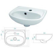 Раковина Santek Анимо Wh110490, 40 см