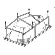 Монтажный набор для ванн Santek Ибица 150x100