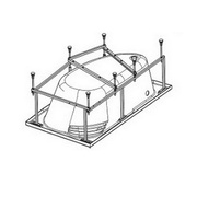 Каркас для ванны Santek Ибица 150см