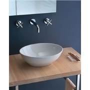 Раковина Scarabeo Thin-Line настольная 41*33 см, без перелива, белая 8011.BI