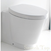 Унитаз напольный Scarabeo Wish под скрытый бачок 57 x 35см, цвет белый 2008