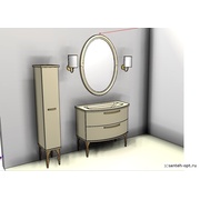 Шкаф-пенал Scavolini Magnifica 35x38x175 см белый правый