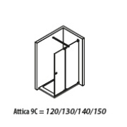 Душевая шторка SystemPool Attica 9C 120х200 см правая
