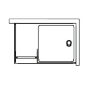 Душевой комплект SystemPool MODUL 160x90 см (душевой поддон + шторка правая)