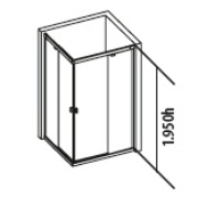 Душевая шторка SystemPool Yove 4 90х195 см правая