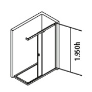 Душевая шторка SystemPool Yove 9C 120х195 см правая