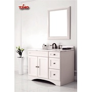 Комплект Timo Modern T-19710B тумба + раковина + столешница + зеркало цвет белый