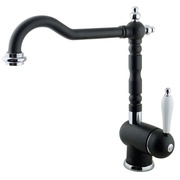 Смеситель для кухонной мойки Timo Morea 2406F Anthracite с высоким поворотным изливом Anthracite