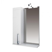 Шкаф Triton Диана 002.42.0800.101.01.01 L 80 см с подсветкой, шкаф белый слева