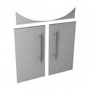 Комплект сменных элементов Triton ЭКО-wood 006.31.0490.102.01.01.U.M2 55 см к тумбе под раковину дуб выбеленный