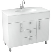 Тумба для раковины Triton Кристи 003.31.0996.206.01.01 U 100 см 2 дверцы 3 ящика