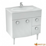 Тумба для раковины Triton Лира 80, 2 дверцы. 2 ящика,
