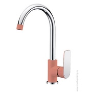 Смеситель для кухни Triton Панама 14605С коралловый