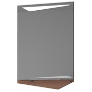 Зеркало Velvex Crystal Cub 60 темный лен