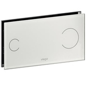 Кнопка смыва Viega Visign for More 100 хром/стекло белое