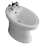 Биде напольное Villeroy&Boch Amadea 748500R1 на 1 отверстие под смеситель, белое с антигрязевым покрытием