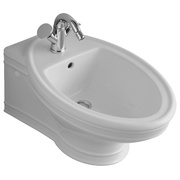 Биде подвесное Villeroy&Boch Amadea 7E86B0R1 64.5x39 с 1 отверстием для смесителя alpin weiss